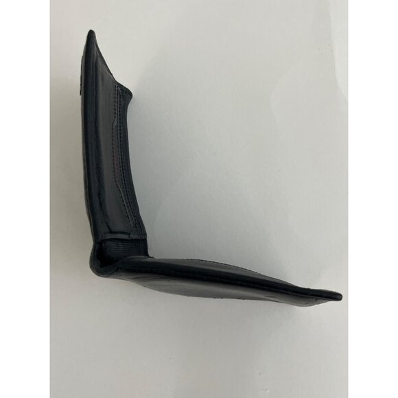 Tumi Delta Slim Single Billfold Black Leather Wallet 4" x 3" - Picture 9 of 9